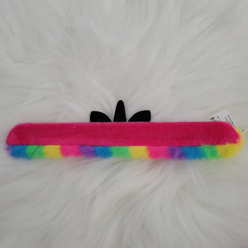 Claire's Plush Slap Bracelet Set